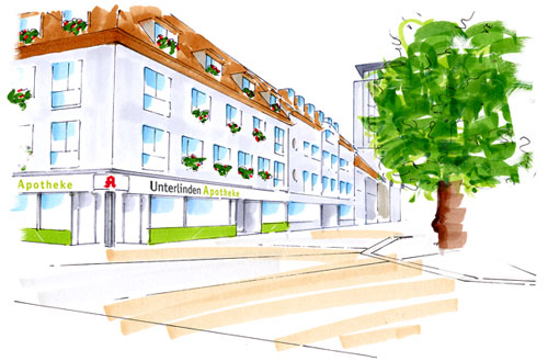 Unterlindenplatz, Freiburg